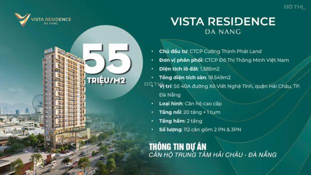 Chỉ 1,3 tỷ sở hữu ngay căn hộ cao cấp VISTA RESIDENCE DaNang 2PN 76 m2 14863268