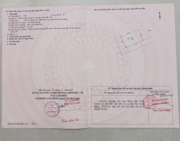 BÁN NHANH LÔ GÓC 2 MẶT TIỀN – XÃ EA TIÊU, HUYỆN CƯ KUIN 14869886