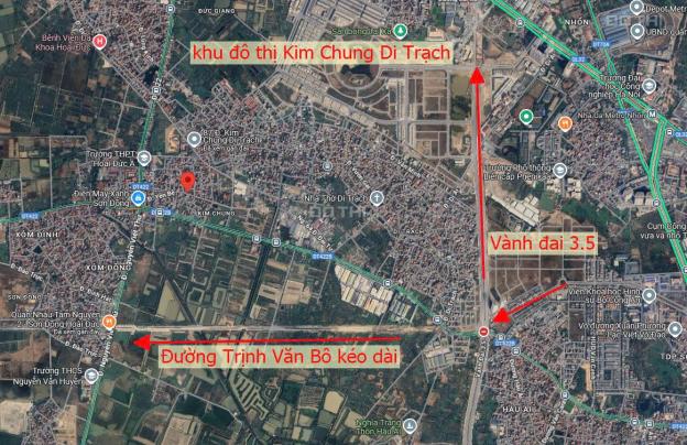 Bán nhà Kim Chung, trục chính kinh doanh 7.29 tỷ , 47m2, 2 mặt tiền lô góc, ô tô đỗ 14879629