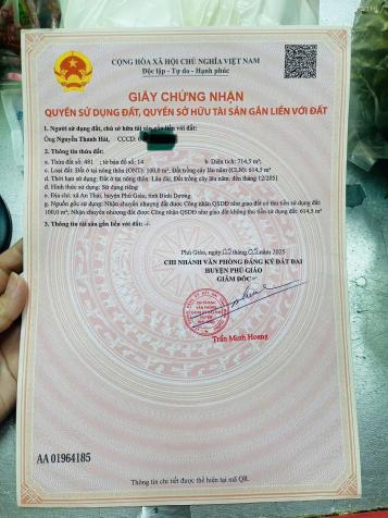 CHÍNH CHỦ BÁN MIẾNG ĐẤT ĐANG TRỒNG SẦU RIÊNG (7 năm) ĐỐI DIỆN CHỢ AN THÁI 14888243