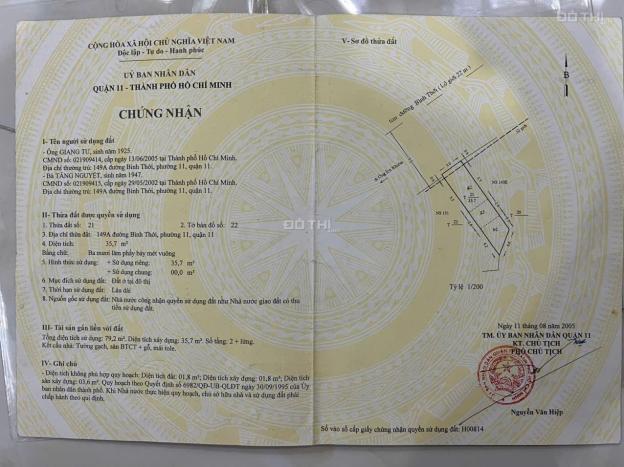 Bán MTĐ kinh doanh vị trí đẹp Bình Thới Quận 11 14889334