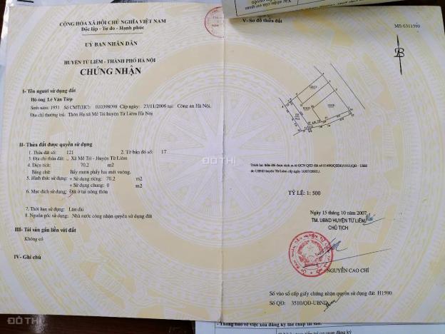 Bán lô đất ngõ 14 Mễ Trì Hạ – View Keangnam 72 tầng 14889687