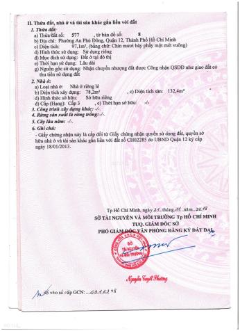 Chính chủ cần bán! Nhà hẻm 4m đường Võ Thị Thừa, An Phú Đông, Quận 12, Kế bên chợ 14896245