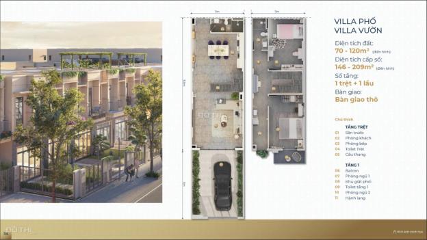 Nhà Phố Sân Vườn 118,6m2 1 trệt + 1 lầu tại Tân Uyên, Bình Dương 14912257