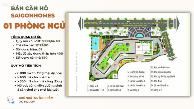 BÁN CĂN HỘ 1 PHÒNG NGỦ – TẦNG 8 – SAIGONHOMES, BÌNH TÂN – GIÁ CHỈ 2 TỶ 14914828