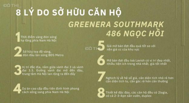 Căn Hộ 3 Phòng Ngủ Dual - Key Tại Greenera SouthMark 486 Ngọc Hồi 14922735