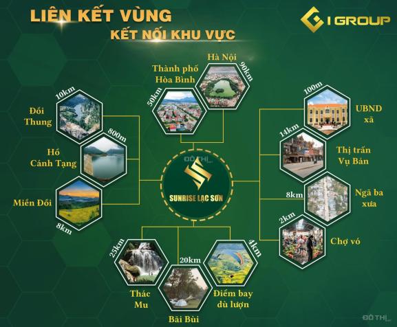 Đất nền dự án Sunrise Lạc Sơn, sẵn sổ đỏ 120m2, hạ tầng hoàn thiện, tiềm năng nhìn thấy 14925456