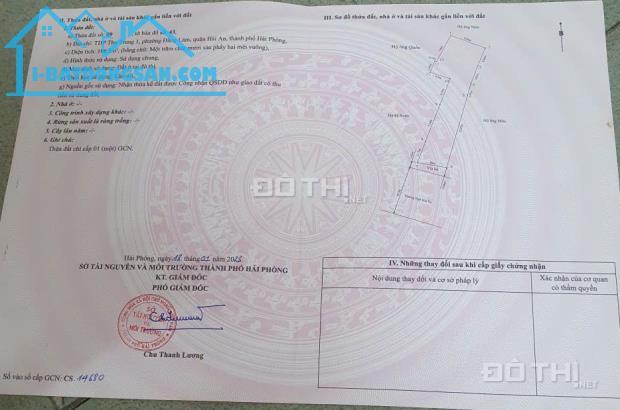 Bán đất tại Đường Ngô Gia Tự, Hải An, Hải Phòng diện tích 196m2 giá 90 Triệu/m2 14928992