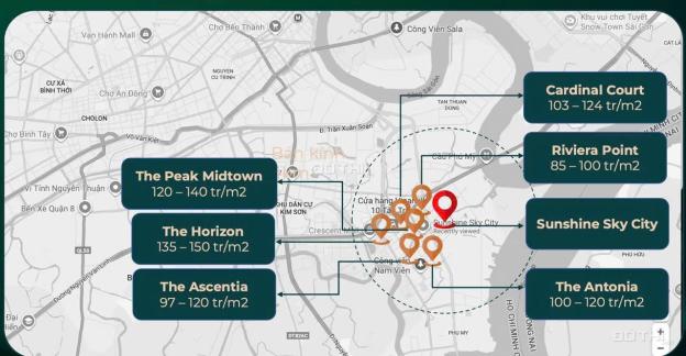 Bán căn hộ 3PN, 102m2, 7,5 tỷ tại Sunshine Sky City, Tân Phú, Q7, TP. HCM 14929447