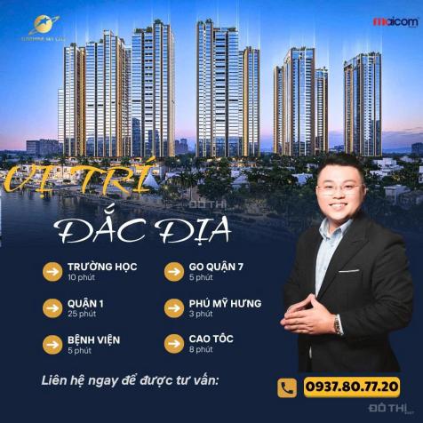 Căn hộ Q7 view sông, Sunshine Sky City cao cấp Q7 liền kề Phú Mỹ Hưng, giá chỉ từ 7X triệu/m². 14931688