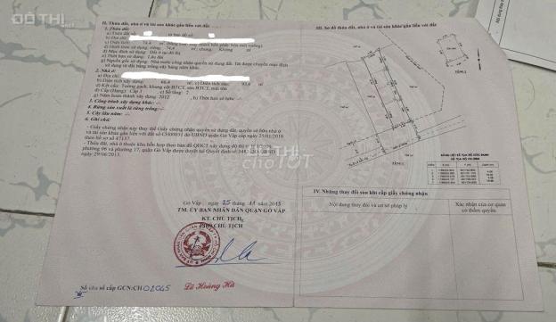 Chính chủ bán nhà cấp 4 tại Phường 6, Gò Vấp 14933194