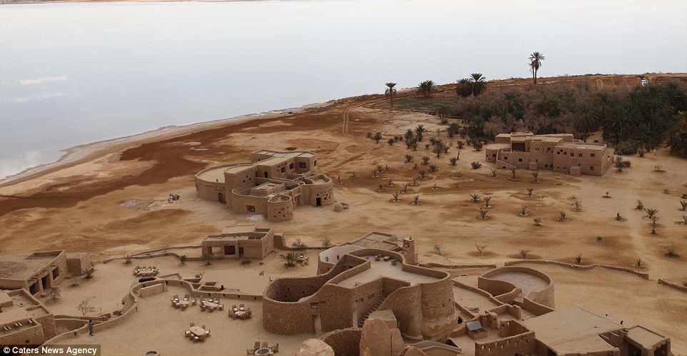 Ấn tượng khu resort… muối ở Ai Cập
